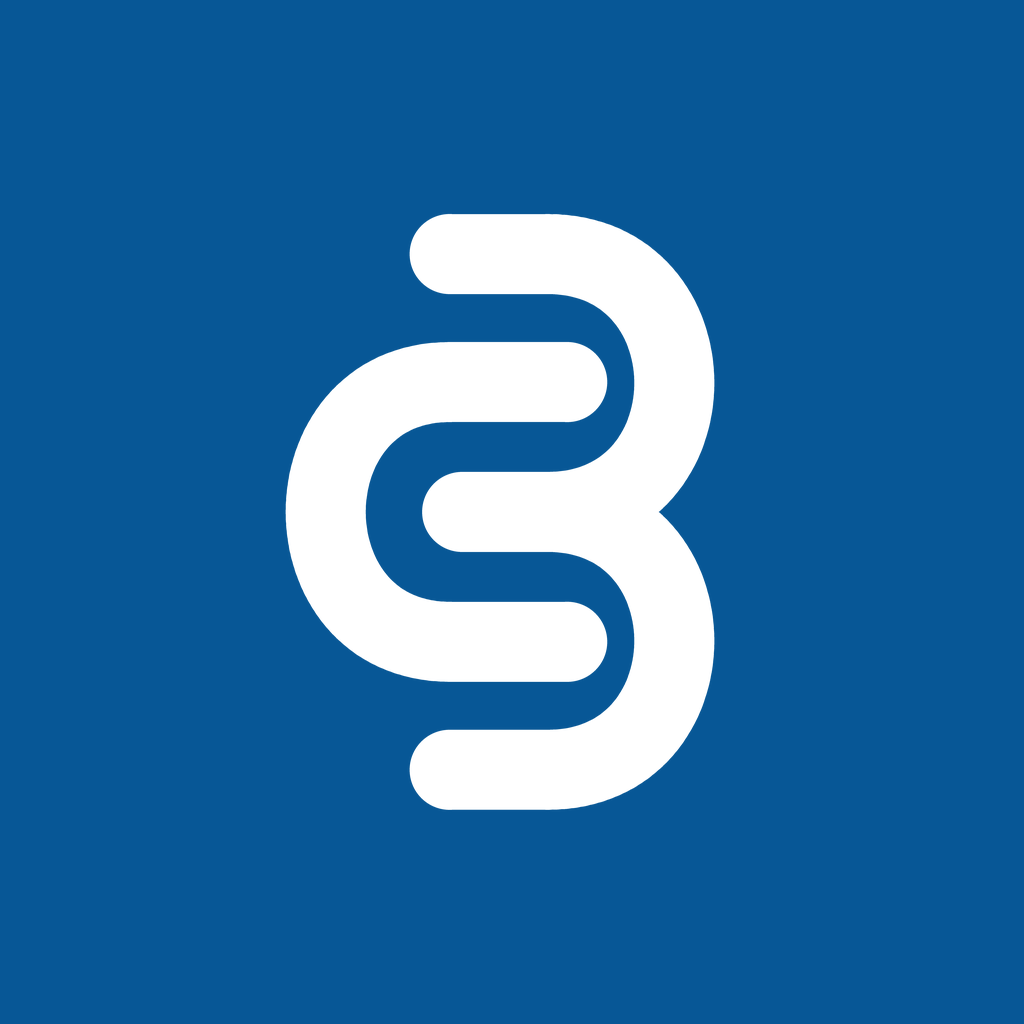 White Beavers symbol on blue social avatar